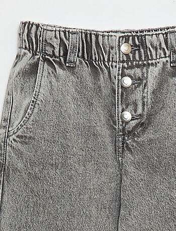 Jean mom avec poches en forme de cœur