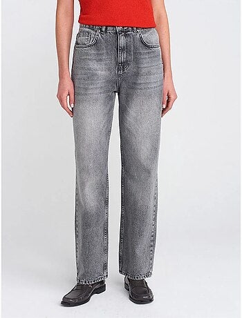 Jean mom droit à taille haute dilvin