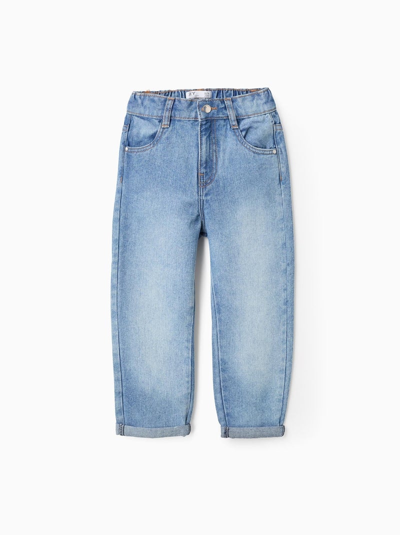 Jean Mom Fit Bleu - Kiabi