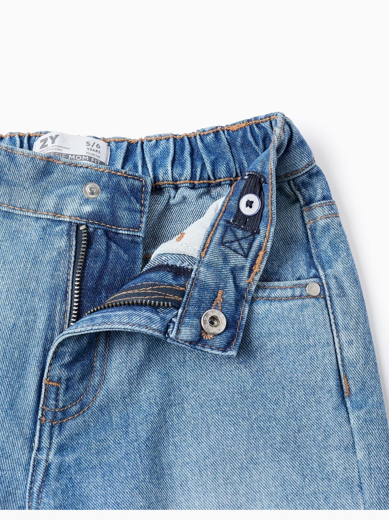 Jean Mom Fit Bleu - Kiabi