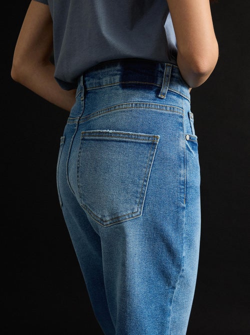 Jean mom fuselé pour femme MO Fashion - Kiabi