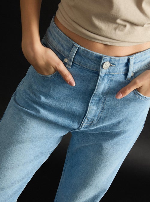 Jean mom fuselé pour femme MO Fashion - Kiabi