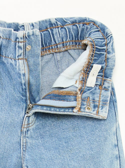 Jean mom paperbag - Kiabi