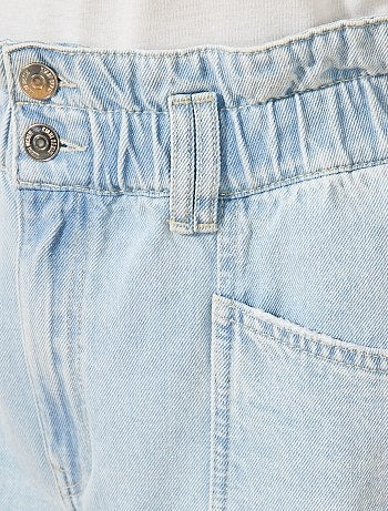 Jean mom paperbag - Kiabi