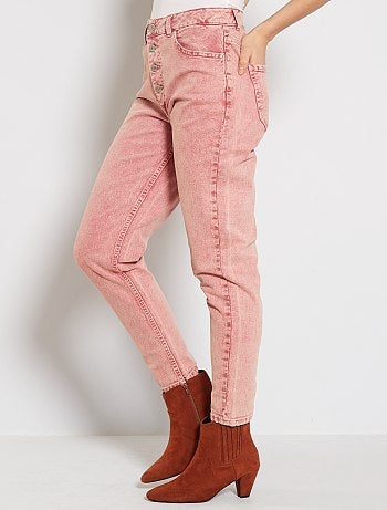 Jean mom rose - Kiabi