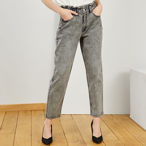 jean femme taille �lastiqu�e sans bouton