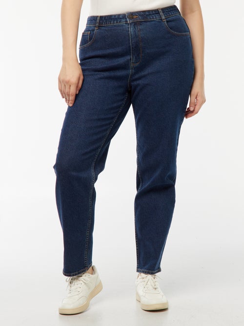 Jean mom taille haute  - L28 - Kiabi
