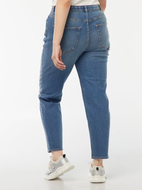 Jean mom taille haute  - L28 - Kiabi