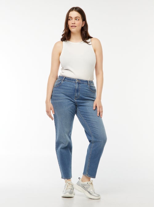 Jean mom taille haute - L30 - Kiabi