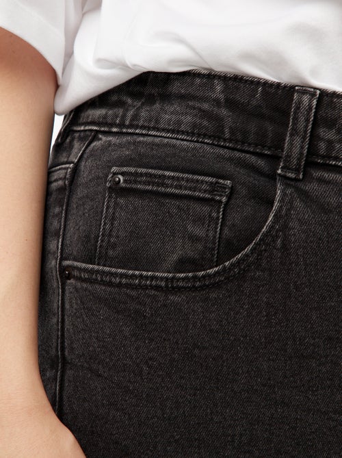 Jean mom taille haute - L30 - Kiabi