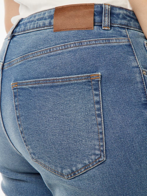 Jean mom taille haute - L34 - Kiabi