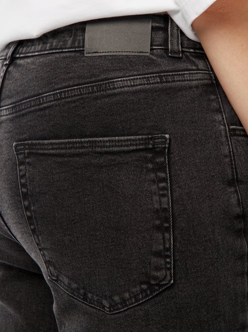 Jean mom taille haute 5 poches - L32 - Kiabi