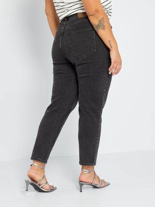 Jean mom taille haute  à 5 poches - L32