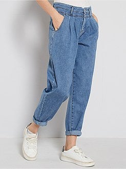 Jean mom taille haute - Kiabi