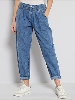 Jean mom taille haute - Kiabi