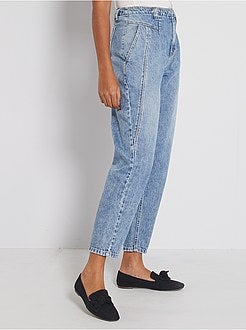 Jean mom taille haute - Kiabi