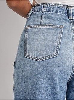 Jean mom taille haute - Kiabi
