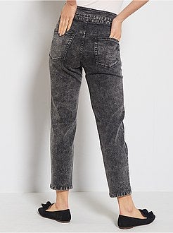 Jean mom taille haute - Kiabi