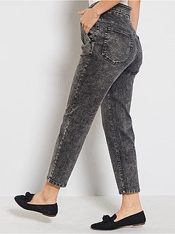 Jean mom taille haute - Kiabi
