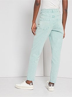 Jean mom taille haute - Kiabi