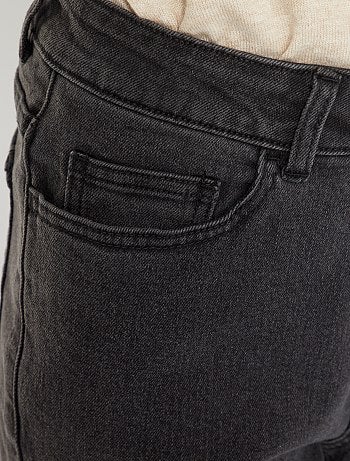 Jean mom taille très haute - Kiabi