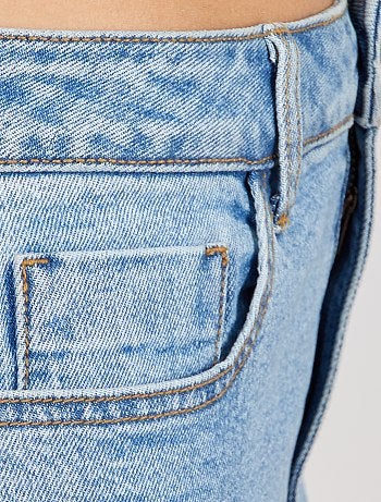 Jean mom taille très haute - Kiabi