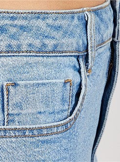 Jean mom taille très haute - Kiabi