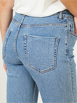 Jean mom taille très haute - Kiabi