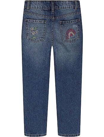 Jean motif/style brodé - minoti