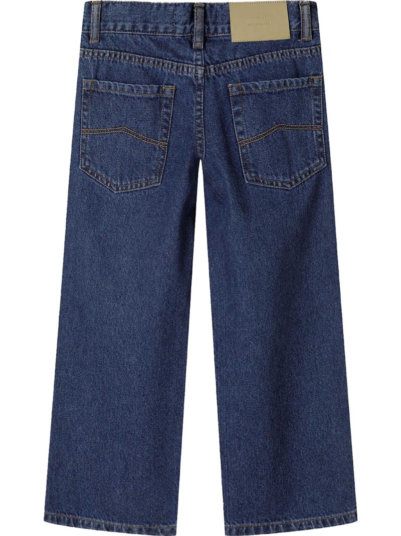 Jean motif/style uni - minoti Bleu - Kiabi