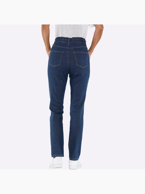 Jean paperbag avec ceinture élastique et poches arrondies - Taille courte - Moda Vilona - Kiabi Jean paperbag avec ceinture élastique et poches arrondies - Taille courte - Moda Vilona - Kiabi