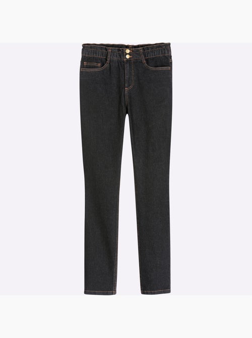 Jean paperbag avec ceinture élastique et poches pratiques - Taille courte - Moda Vilona - Kiabi Jean paperbag avec ceinture élastique et poches pratiques - Taille courte - Moda Vilona - Kiabi