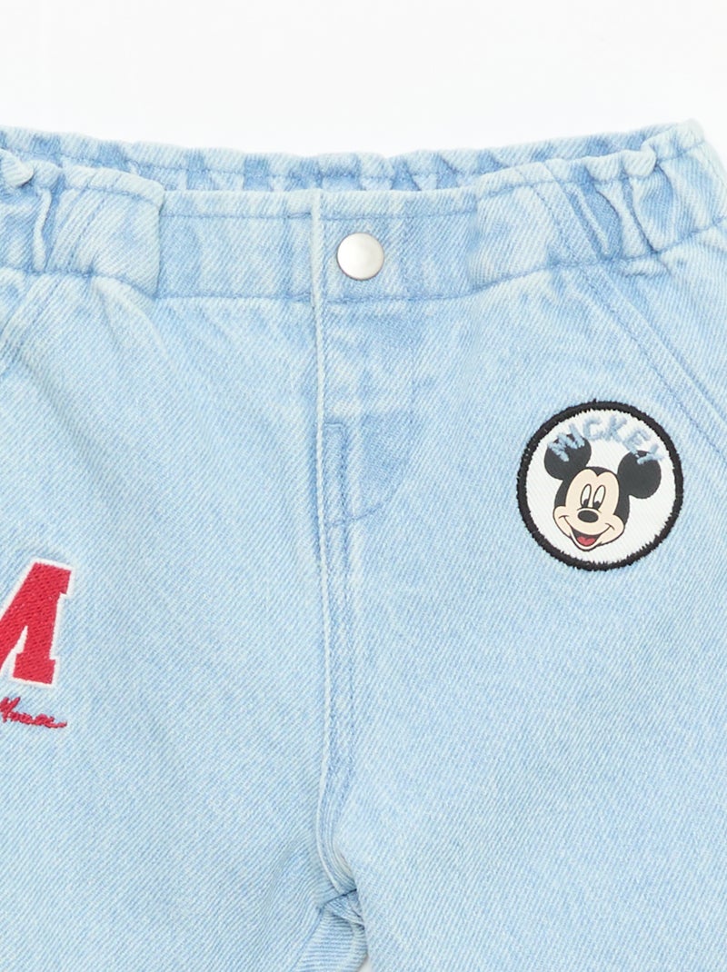 Jean paperbag 'Disney' Bleu - Kiabi