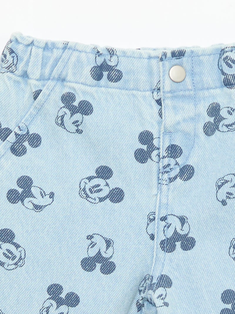 Jean paperbag 'Disney' Bleu - Kiabi
