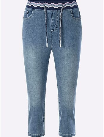 Jean Push-up Ceinture élastique Confortable - Taille Standard - Helline