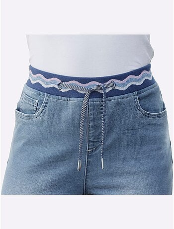 Jean Push-up Ceinture élastique Confortable - Taille Standard - Helline