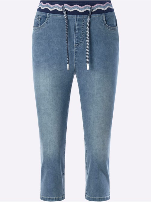 Jean Push-up Ceinture élastique Confortable - Taille Standard - Helline - Kiabi
