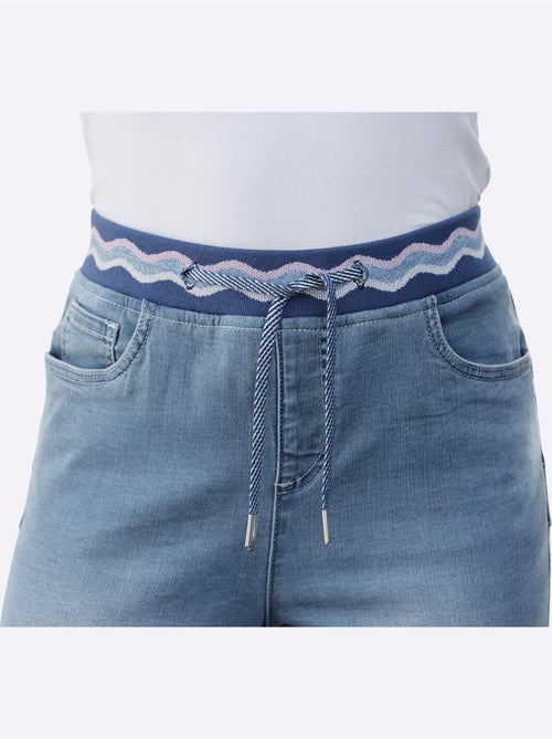 Jean Push-up Ceinture élastique Confortable - Taille Standard - Helline - Kiabi