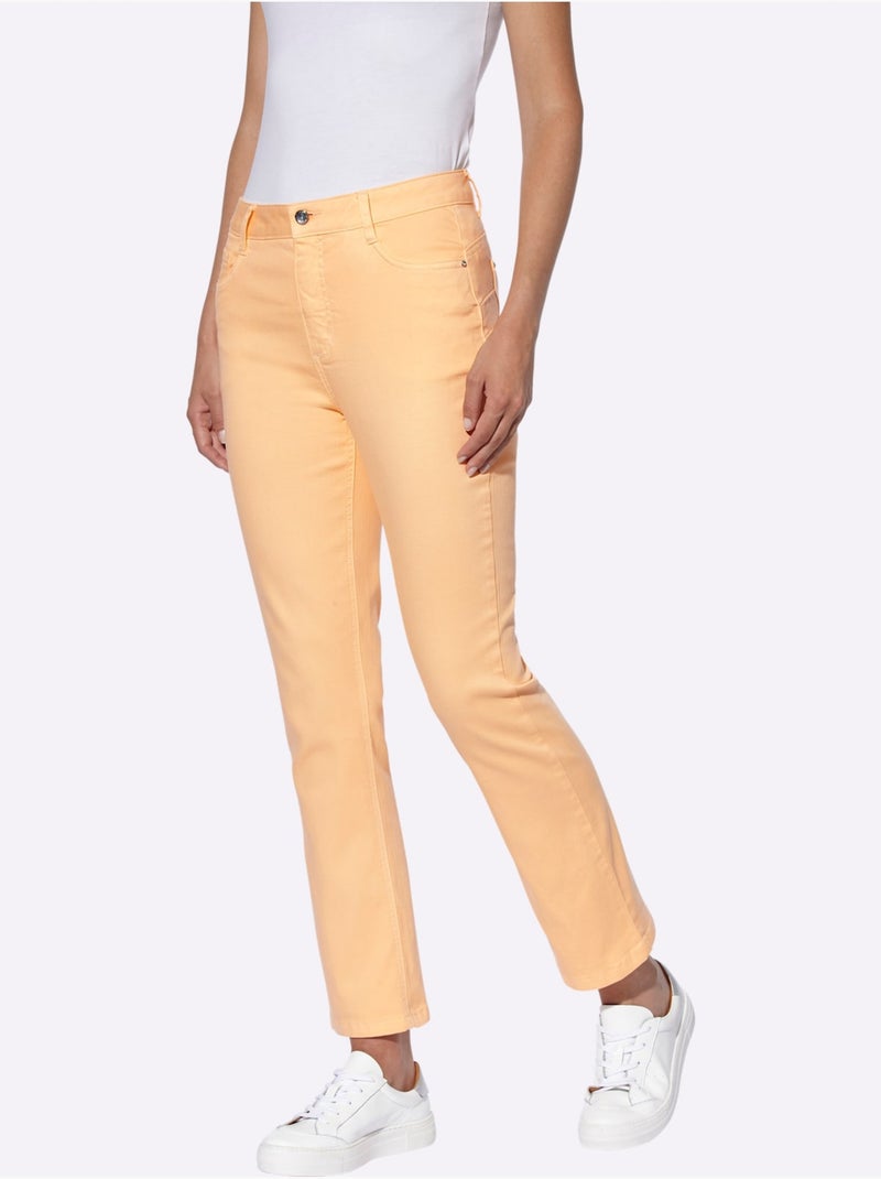 Jean Push-up Coupe 5 Poches Moderne - Taille Standard - Helline Abricot - Kiabi