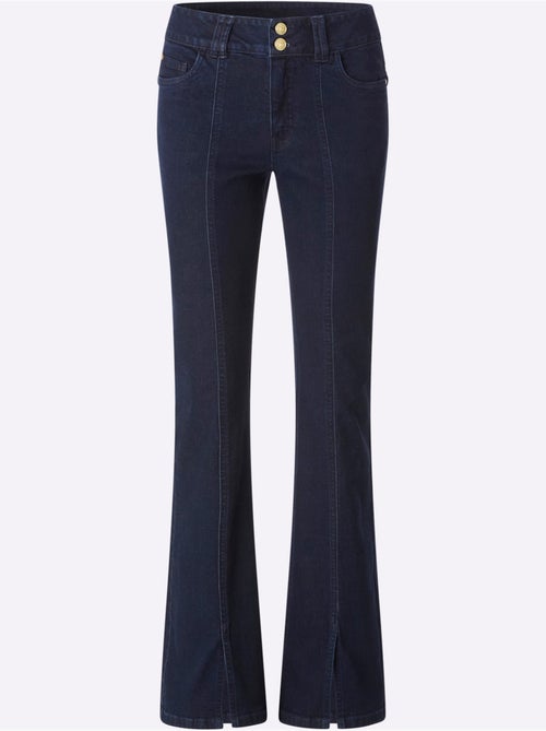 Jean push-up effet > pour un joli fessier - taille standard - helline - Kiabi Jean push-up effet > pour un joli fessier - taille standard - helline - Kiabi