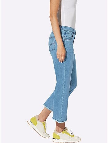 Jean push-up mélange de cotons agréable à porter - taille standard - helline