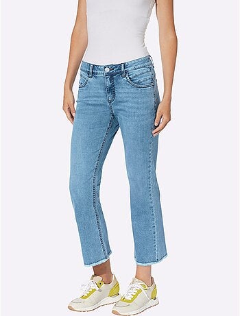 Jean Push-up Mélange De Cotons Agréable à Porter - Taille Standard - Helline