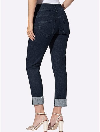 Jean Push-up Perles Et Petites Pierres Brillantes Fantaisie - Taille Standard - helline