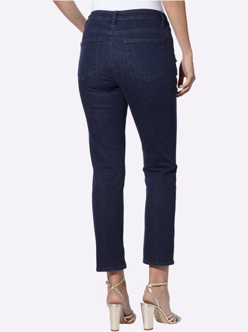 Jean Push-up Perles Et Petites Pierres Brillantes Fantaisie - Taille Standard - Helline - Kiabi