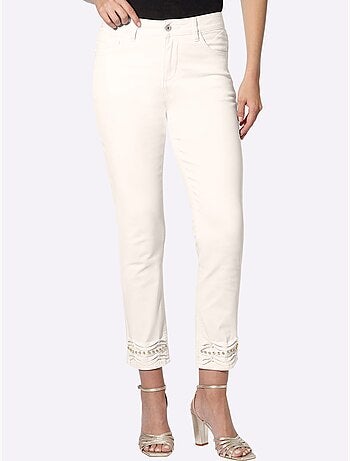 Jean Push-up Perles Et Petites Pierres Brillantes Fantaisie - Taille Standard - Helline