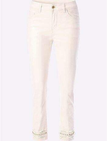 Jean Push-up Perles Et Petites Pierres Brillantes Fantaisie - Taille Standard - Helline