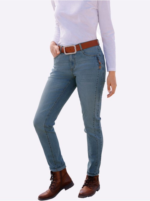 Jean qualité coton - taille courte - witt - Kiabi