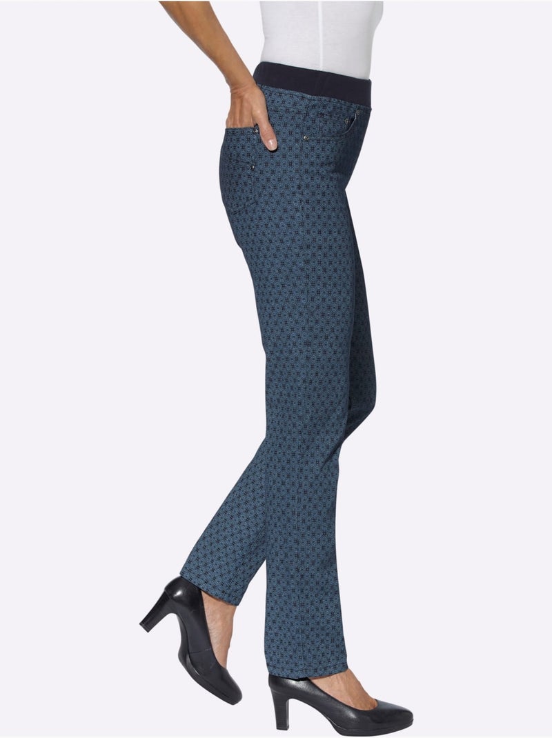 Jean Qualité Coton - Taille Courte - Witt Bleu Bleu marine - Kiabi