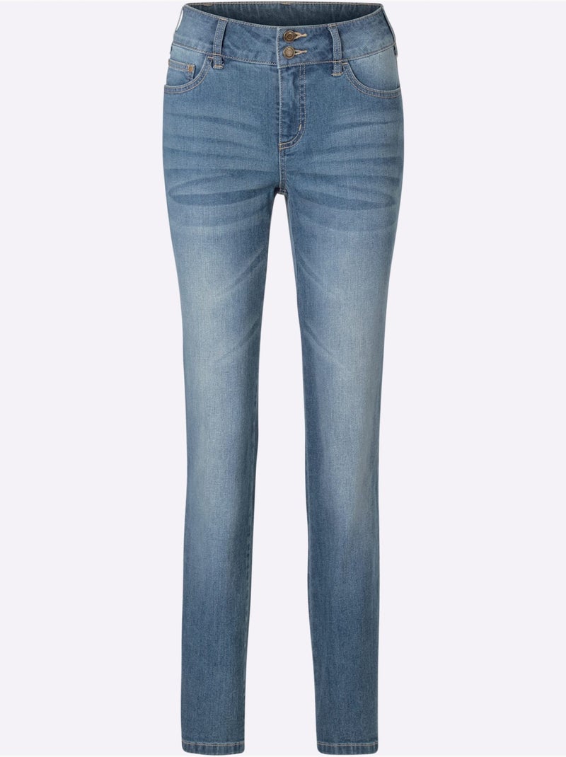 Jean qualité coton - Taille courte - witt Bleu jean - Kiabi