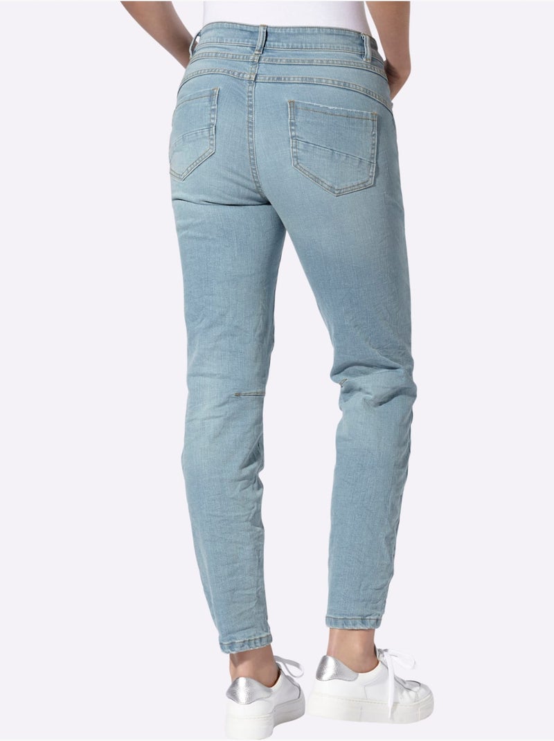 Jean Qualité Coton - Taille Standard - Helline Bleu - Kiabi